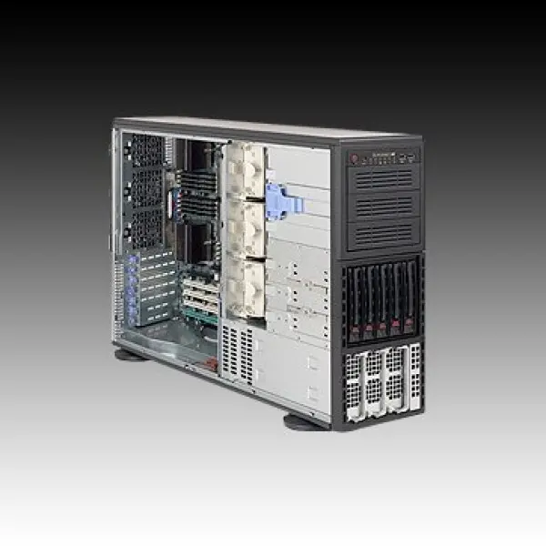 SUPERMICRO Server Platform SYS-8046B-6RF, (incl. X8QB6-F, SC748TQ-R1400B), (4U Rack-Mountable, i7500 4x(S1567), 32xDDR3 ECC Reg, 5 up to 10