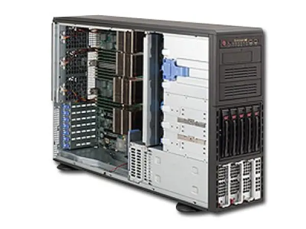 Server SUPERMICRO SuperServer 8016B-TF (Rack-Mountable, i7500 (S1567), Bus 6.4GTsec, DDR3, VGA, 2xLAN, 5xUSB2.0, Matrox G200eW 16MBDDR2, 1 
