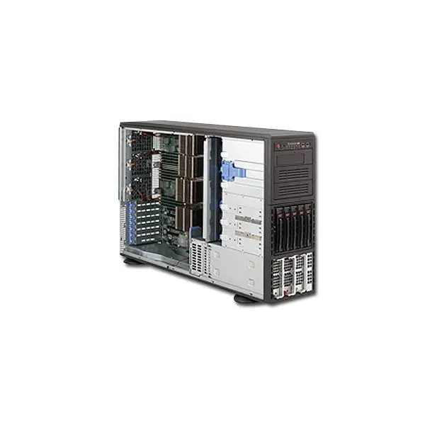 Server SUPERMICRO SuperServer 8016B-TF (Rack-Mountable, i7500 (S1567), Bus 6.4GTsec, DDR3, VGA, 2xLAN, 5xUSB2.0, Matrox G200eW 16MBDDR2, 1 