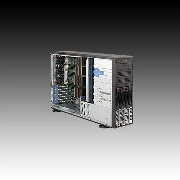 Server SUPERMICRO SuperServer 8016B-TF (Rack-Mountable, i7500 (S1567), Bus 6.4GTsec, DDR3, VGA, 2xLAN, 5xUSB2.0, Matrox G200eW 16MBDDR2, 1 