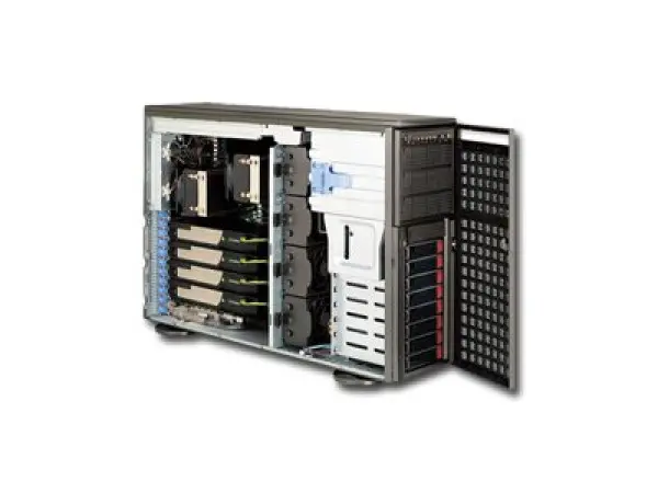 Server SUPERMICRO SuperServer 7046GT-TRF (i5520 (S1366), Bus 6.4GTsec, DDR3 800MHz1066MHz1333MHz, VGA, 3xLAN, Matrox G200eW 8MB, 1+1 Redund