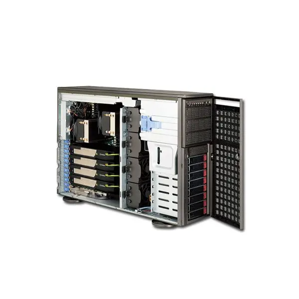 Server SUPERMICRO SuperServer 7046GT-TRF (i5520 (S1366), Bus 6.4GTsec, DDR3 800MHz1066MHz1333MHz, VGA, 3xLAN, Matrox G200eW 8MB, 1+1 Redund