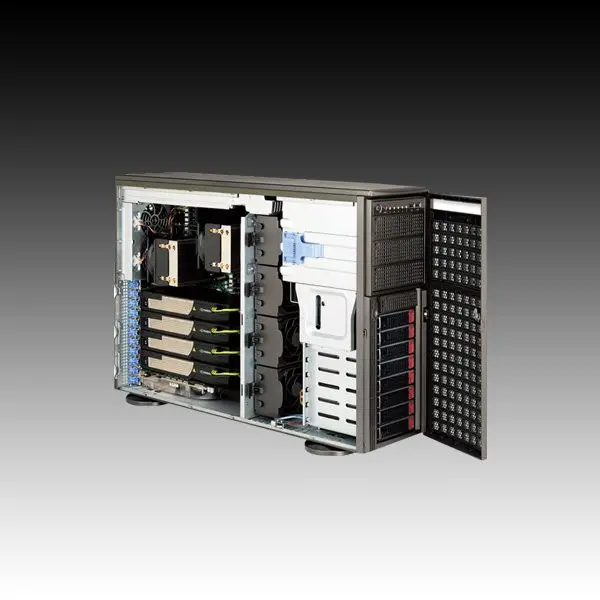 Server SUPERMICRO SuperServer 7046GT-TRF (i5520 (S1366), Bus 6.4GTsec, DDR3 800MHz1066MHz1333MHz, VGA, 3xLAN, Matrox G200eW 8MB, 1+1 Redund
