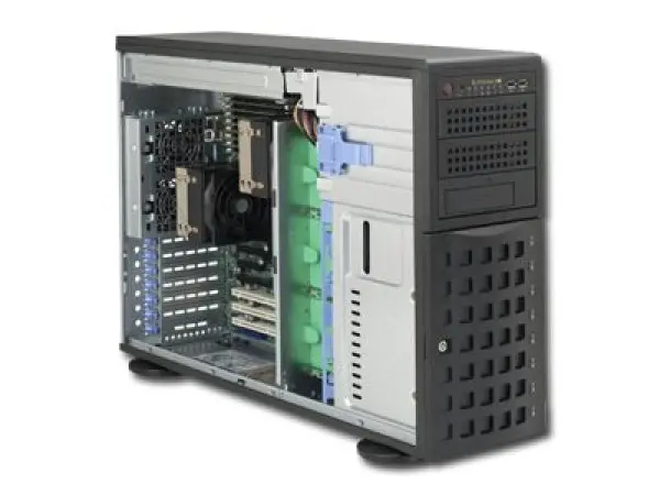 Server SUPERMICRO SuperServer 7046T-H6R (Tower, i5520 (S1366), Bus 6.4GTsec, DDR3 800MHz1066MHz1333MHz, VGA, 2xLAN, 6xSATA, Matrox G200eW, 