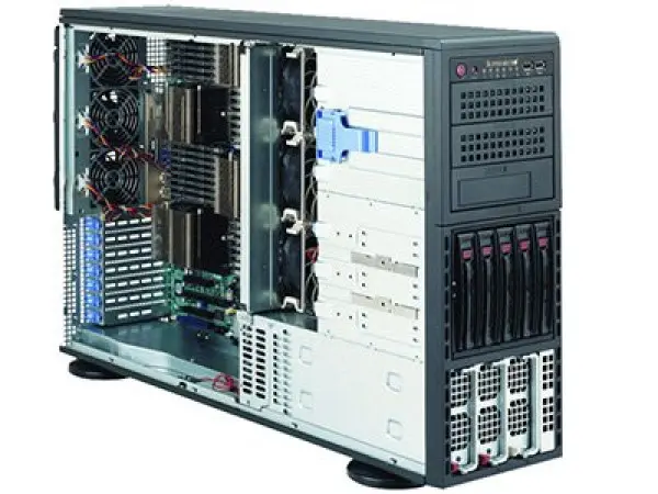 Supermicro server Intel® Xeon® CPU E5-2600 family,up to 512GB DDR3 1600MHz ECC Registered DIMM; 16x DIMM sockets;1200W High Efficiency Powe