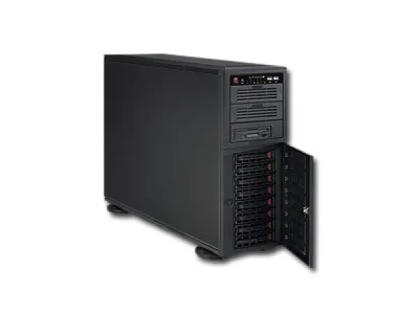 Server SUPERMICRO 7046A-6 (Tower, i5520, iXeon 55005600 Seriess (S1366), Bus 6.4GTsec, DDR3 800MHz1066MHz1333MHz, 2xLAN, 4xUSB2.0, Black), 