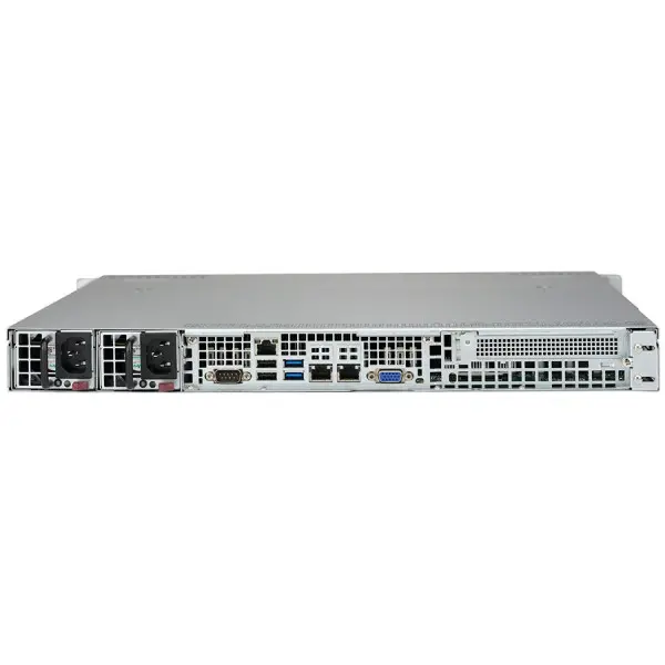 Supermicro SuperServer  AS-1013S-MTR 1U, 1xSocket SP3, TDP 240W, 8xDDR4, 4x3.5 Hot-swap, 1xPCI-E 3.0 x16, 2x1GbE LAN, 1xRJ45 IPMI, 5xUSB 3.