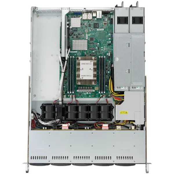 Supermicro SuperServer SYS-1019P-WTR 1U, LGA 3647, TDP 70-205W, Intel C622, 6xDDR4, 10x2.5'' Hot-swap, SATA3 (6Gbps); RAID 0, 1, 5, 10 2xPCI