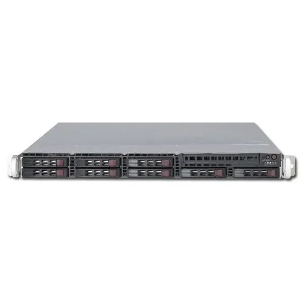 Server SUPERMICRO 1026T-URF (Rack-Mountable, i5520 (S1366), Bus 6.4GTsec, DDR3 800MHz1066MHz1333MHz, VGA, 3xLAN, 2xUSB2.0, Matrox G200eW, 1