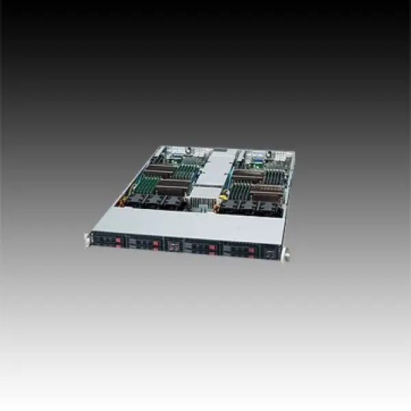 Server SUPERMICRO SuperServer 1026TT-IBQF (Rack-Mountable (S1366), FSB 6.4GTsec, DDR3 SDRAM 800MHz1066MHz1333MHz, VGA, 2xLAN, 4xUSB2.0, 6xS