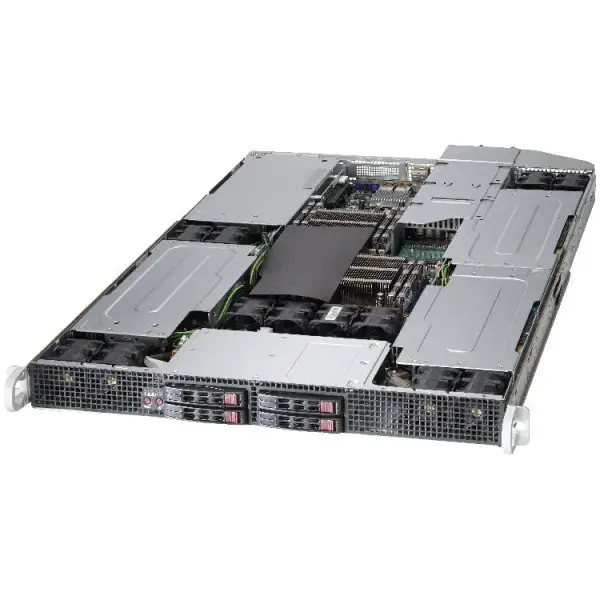Server Barebone SUPERMICRO SuperServer 1027GR-TQFT (Rack-Mountable, Intel C602 (Socket 2011), Bus 8GTsec, DDR3 SDRAM 1066MHz(PC3-8500)1333M
