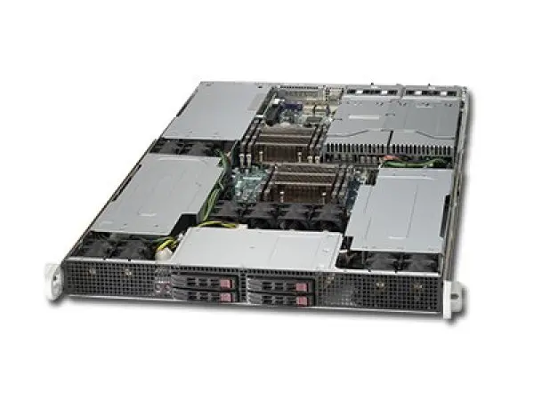 Server Barebone SUPERMICRO SuperServer 1027GR-TRF (Rack-Mountable, iC602 (S2011), Bus 8GTsec, DDR3 1066MHz1333MHz1600MHz, VGA, 2xLAN, Matro