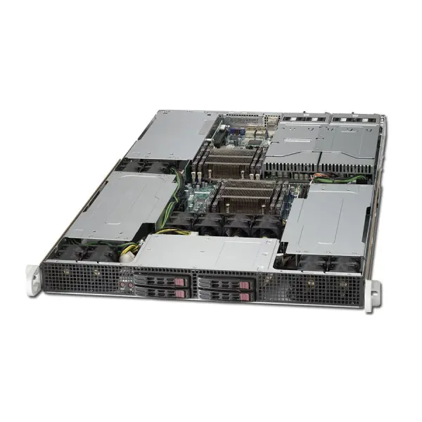 Server Barebone SUPERMICRO SuperServer 1027GR-TRF (Rack-Mountable, iC602 (S2011), Bus 8GTsec, DDR3 1066MHz1333MHz1600MHz, VGA, 2xLAN, Matro