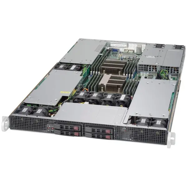 Supermicro GPU SuperServer 1028GR-TRT - 1U - 4x SATA - Dual 10-Gigabit Ethernet - 16x DDR4 - 1600W Redundant ( SYS-1028GR-TRT ) 