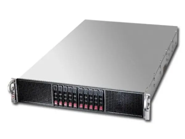 Server SUPERMICRO SuperServer 2027GR-TRFT (Rack-Mountable, iC602, DDR3 1066MHz1333MHz1600MHz, VGA, 2xLAN, Matrox G200eW, 1+1 Redundant PSU,