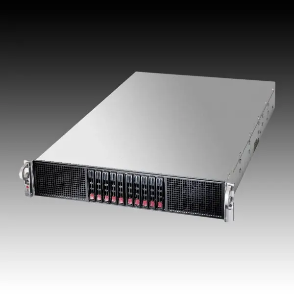 Server SUPERMICRO SuperServer 2027GR-TRFT (Rack-Mountable, iC602, DDR3 1066MHz1333MHz1600MHz, VGA, 2xLAN, Matrox G200eW, 1+1 Redundant PSU,