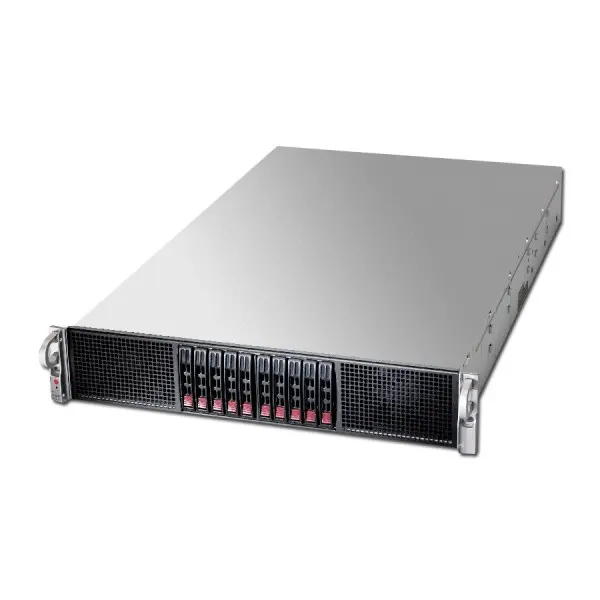 Server SUPERMICRO SuperServer 2027GR-TRFT (Rack-Mountable, iC602, DDR3 1066MHz1333MHz1600MHz, VGA, 2xLAN, Matrox G200eW, 1+1 Redundant PSU,
