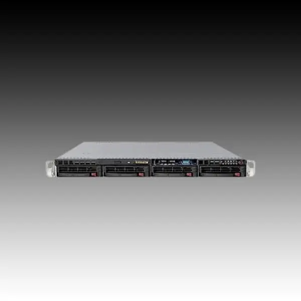 SUPERMICRO Server Platform SYS-5016T-MTFB, (incl. X8STi-F, SC813MTQ-280B),  (1U Rack-Mountable, iX58 1x(S1366), 6xDDR3 ECC, 4xHDD 3.5,DVD, 