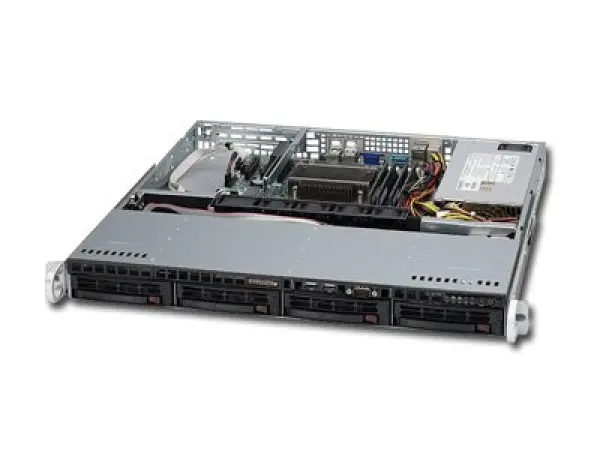 Server SUPERMICRO SuperServer 5017C-MTRF (Rack-Mountable, iC202 (S1155), DDR3 800MHz1066MHz1333MHz, VGA, 3xLAN, 9xUSB2.0, 1+1 Redundant PSU