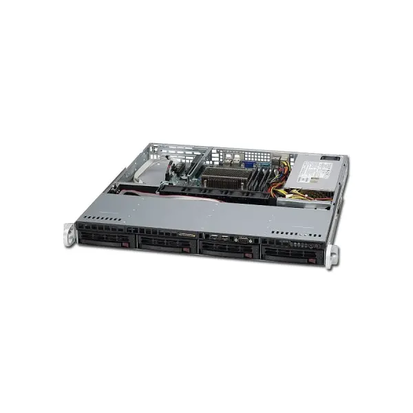 Server SUPERMICRO SuperServer 5017C-MTRF (Rack-Mountable, iC202 (S1155), DDR3 800MHz1066MHz1333MHz, VGA, 3xLAN, 9xUSB2.0, 1+1 Redundant PSU