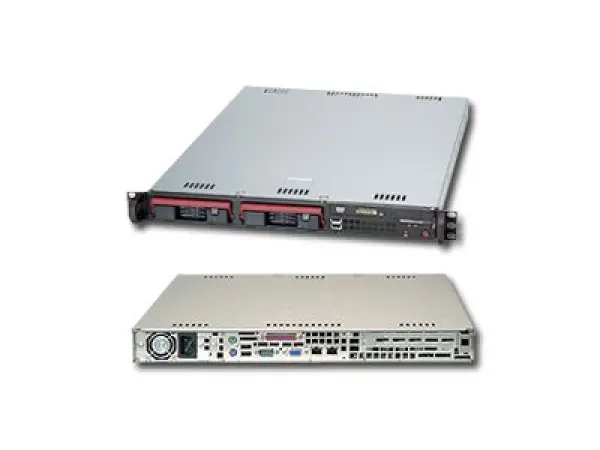 Server SUPERMICRO SuperServer 5017C-TF (Rack-Mountable, iC204 (S1155), DDR3 800MHz1066MHz1333MHz, VGA, 3xLAN, 3xUSB2.0, IPMI Remote Managem