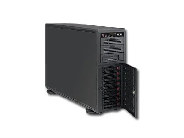 Server SUPERMICRO 5046A-XB (Desktop, iX58 Express (S1366), DDR3 1066MHz800MHz1333MHz1600MHz, 2xLAN, 10xUSB2.0, IEEE1394, Black, 4U), Retail