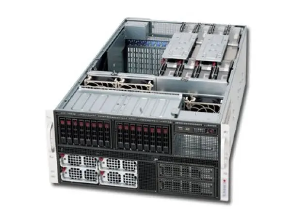 Server SUPERMICRO SuperServer 5086B-TRF (Rack-Mountable, i7500 (S1567), DDR3 800MHz1066MHz1333MHz, VGA, 3xLAN, 8xUSB2.0, Matrox G200eW 16MB