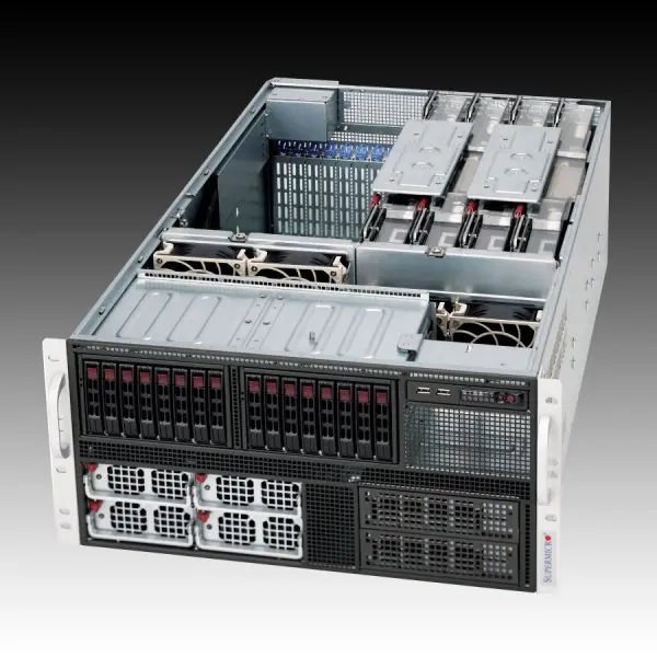 Server SUPERMICRO SuperServer 5086B-TRF (Rack-Mountable, i7500 (S1567), DDR3 800MHz1066MHz1333MHz, VGA, 3xLAN, 8xUSB2.0, Matrox G200eW 16MB