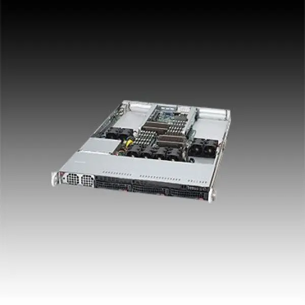 Server SUPERMICRO SuperServer 6016GT-TF (Rack-Mountable, i5500, iXeon (S1366), FSB 6400MHz, DDR3 SDRAM 800MHz1066MHz1333MHz, VGA, 3xLAN, 4x