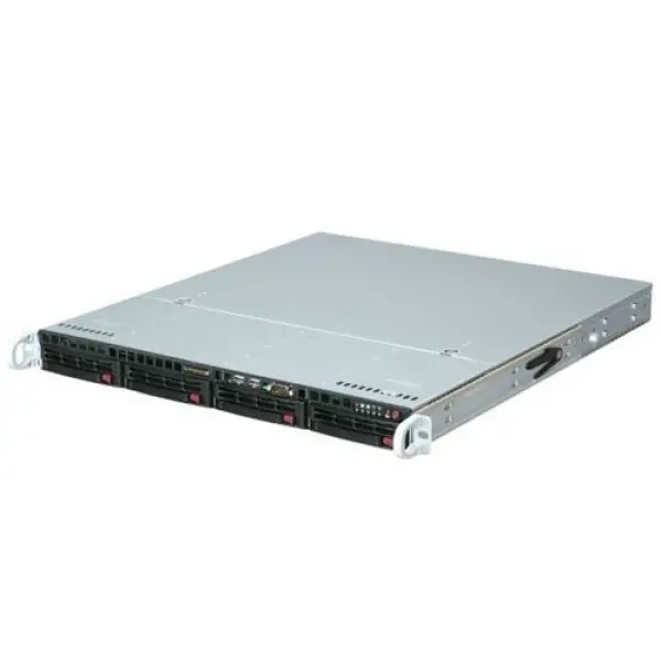 SUPERMICRO Server Platform SYS-6016T-MTHF, (incl. X8DTL-IF, SC813MTQ-600CB), (1U Rack-Mountable, i5500 2x(S1366), 6xDDR3 ECC Reg, 4xHDD 3.5