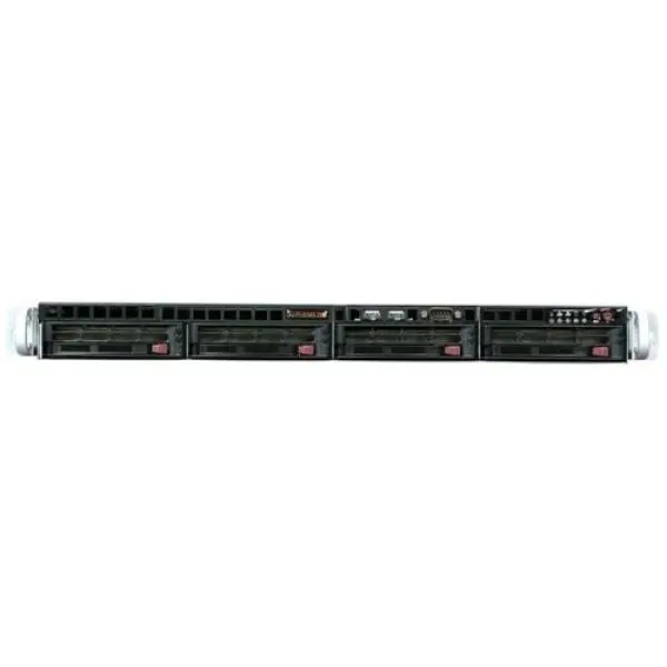 SUPERMICRO Server Platform SYS-6016T-MTHF, (incl. X8DTL-IF, SC813MTQ-600CB), (1U Rack-Mountable, i5500 2x(S1366), 6xDDR3 ECC Reg, 4xHDD 3.5