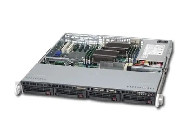 Server SUPERMICRO SuperServer 6016T-MTLF (Rack-Mountable, iXeon (S1366), FSB 6400MTsec, DDR3 SDRAM 1066MHz800MHz1333MHz, VGA, 2xLAN, 6xUSB2