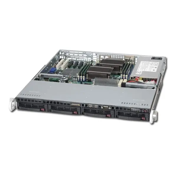 Server SUPERMICRO SuperServer 6016T-MTLF (Rack-Mountable, iXeon (S1366), FSB 6400MTsec, DDR3 SDRAM 1066MHz800MHz1333MHz, VGA, 2xLAN, 6xUSB2