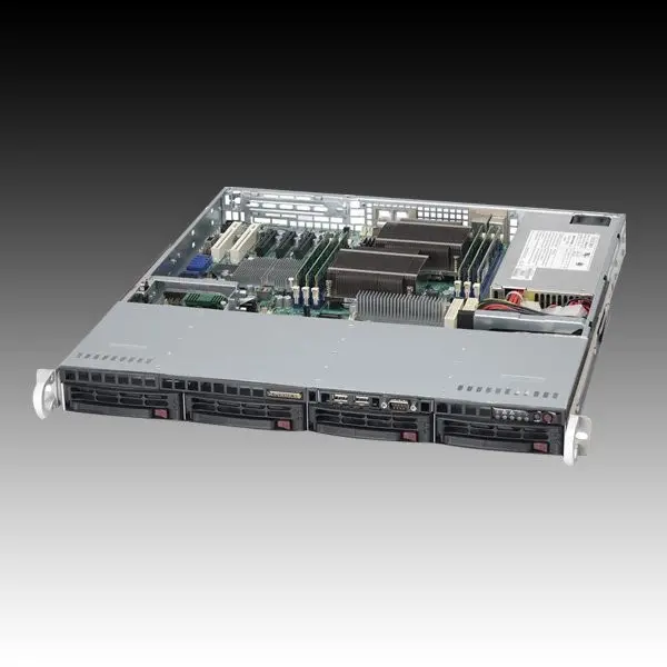 Server SUPERMICRO SuperServer 6016T-MTLF (Rack-Mountable, iXeon (S1366), FSB 6400MTsec, DDR3 SDRAM 1066MHz800MHz1333MHz, VGA, 2xLAN, 6xUSB2
