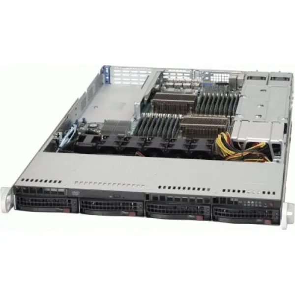 Server SUPERMICRO SuperServer 6017R-WRF (Rack-Mountable, iC602 (S2011), Bus 8GTsec, DDR3 800MHz1066MHz1333MHz1600MHz, VGA, 2xLAN, Matrox G2