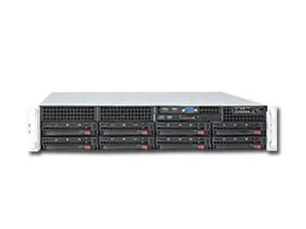 SUPERMICRO Server Platform SYS-6026T-3RF,(incl. X8DT3-F, SC825TQ-R720LPB),(2U Rack-Mountable, i5500 2x(S1366), 12xDDR3 ECC Reg, 8xHDD 3.5,D