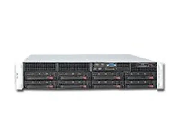 SUPERMICRO Server Platform SYS-6026T-3RF,(incl. X8DT3-F, SC825TQ-R720LPB),(2U Rack-Mountable, i5500 2x(S1366), 12xDDR3 ECC Reg, 8xHDD 3.5,D