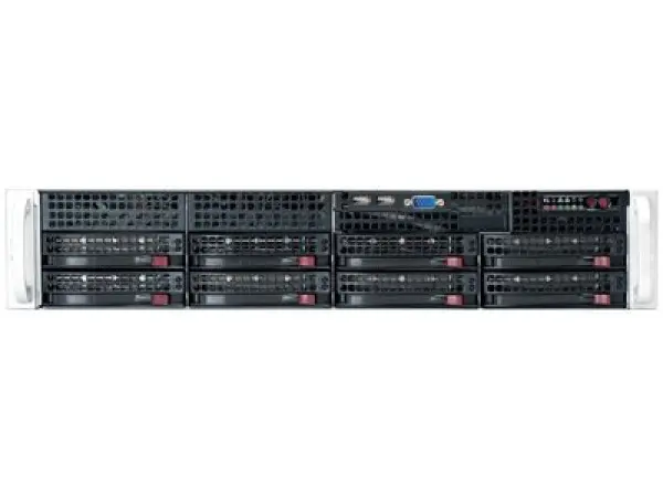 SUPERMICRO Server Platform SYS-6026T-URF, (incl. X8DTU-F, SC825TQ-R720UB), (2U Rack-Mountable, i5520, 2x(S1366), 12xDDR3 ECC Reg, 8xHDD 3.5