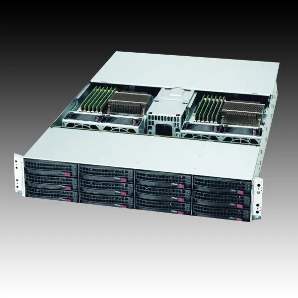 Server SUPERMICRO SuperServer SYS-6026TT-D6RF (Rack-Mountable, i5520 (S1366), Bus 6.4GTsec, DDR3 800MHz1066MHz1333MHz, VGA, 3xLAN, 2xUSB2.0