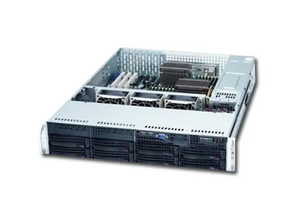 Server SUPERMICRO SuperServer 6026TT-H6IBQRF (Rack-Mountable, i5520 (S1366), Bus 6.4GTsec, DDR3 800MHz1066MHz1333MHz, VGA, 3xLAN, Matrox G2