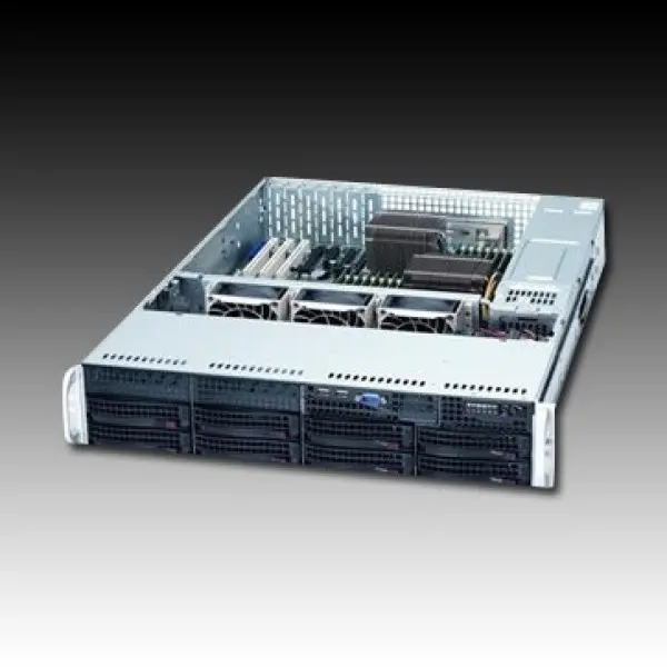 Server SUPERMICRO SuperServer 6026TT-H6IBQRF (Rack-Mountable, i5520 (S1366), Bus 6.4GTsec, DDR3 800MHz1066MHz1333MHz, VGA, 3xLAN, Matrox G2