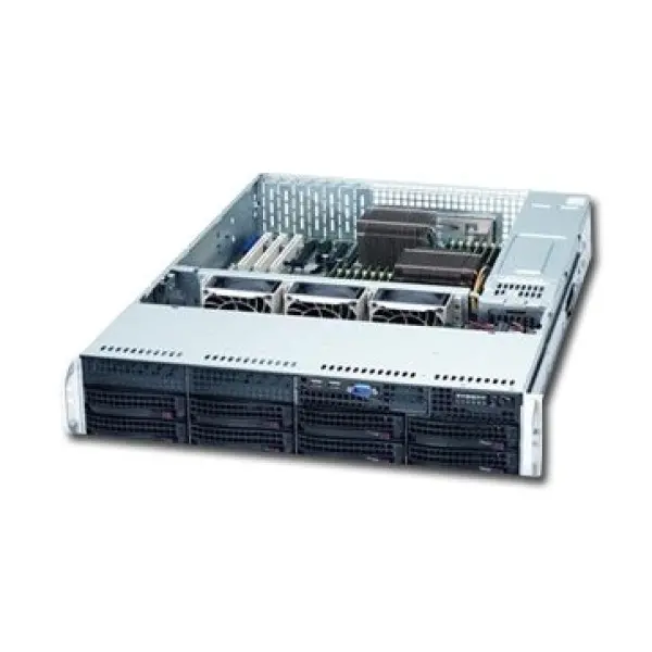 Server SUPERMICRO SuperServer 6026TT-H6IBQRF (Rack-Mountable, i5520 (S1366), Bus 6.4GTsec, DDR3 800MHz1066MHz1333MHz, VGA, 3xLAN, Matrox G2