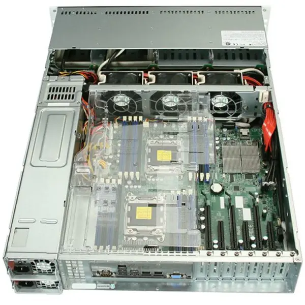 Server SUPERMICRO SuperServer 6027R-TRF (Rack-Mountable, iC602 (S2011), Bus 8GTsec, DDR3 800MHz1066MHz1333MHz1600MHz, 2xVGA, 2xLAN, Matrox 