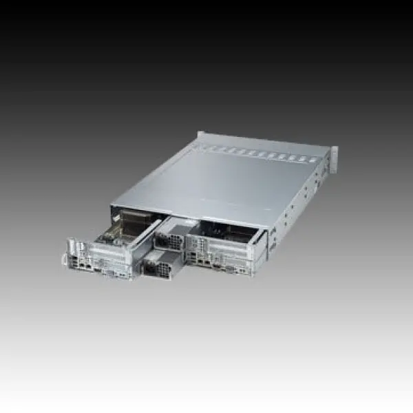 Server Barebone SUPERMICRO SuperServer SYS-6027TR-DTRF (Rack-Mountable, iC602 (S2011), Bus 8GTsec, DDR3 800MHz1066MHz1333MHz1600MHz, VGA, 3