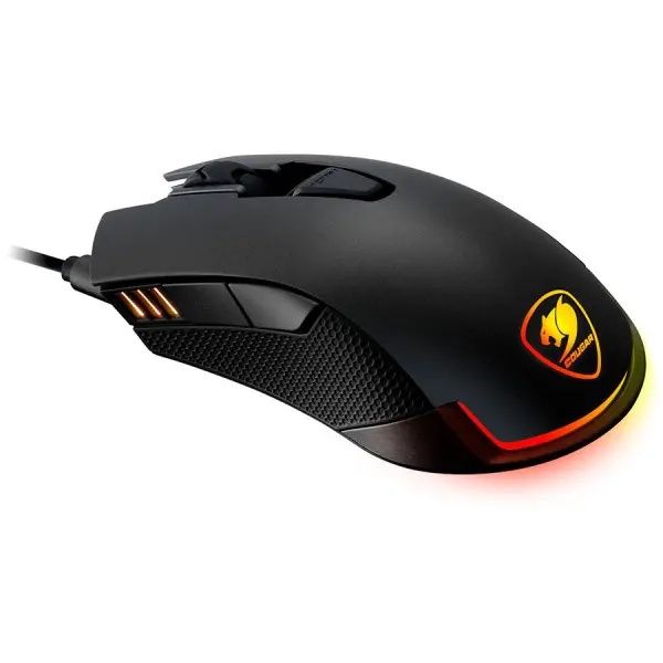 COUGAR Revenger Gaming Mouse,RGB,PixArt PMW3360 Optical gaming sensor,100-12000 DPI,Game type FPSMMORPGMOBARTS,On-board memory 512KB,Softwa