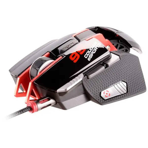 COUGAR 700M eSPORTS RED gaming mouse,RGB,8200 DPI,32-bit ARM Cortex-M0,On-board memory 512KB,AluminumPlastic,Software COUGAR UIX System,OMR
