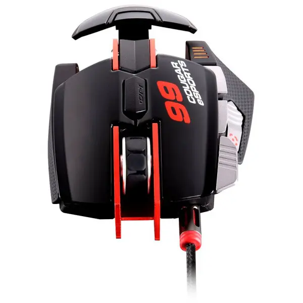 COUGAR 700M eSPORTS RED gaming mouse,RGB,8200 DPI,32-bit ARM Cortex-M0,On-board memory 512KB,AluminumPlastic,Software COUGAR UIX System,OMR