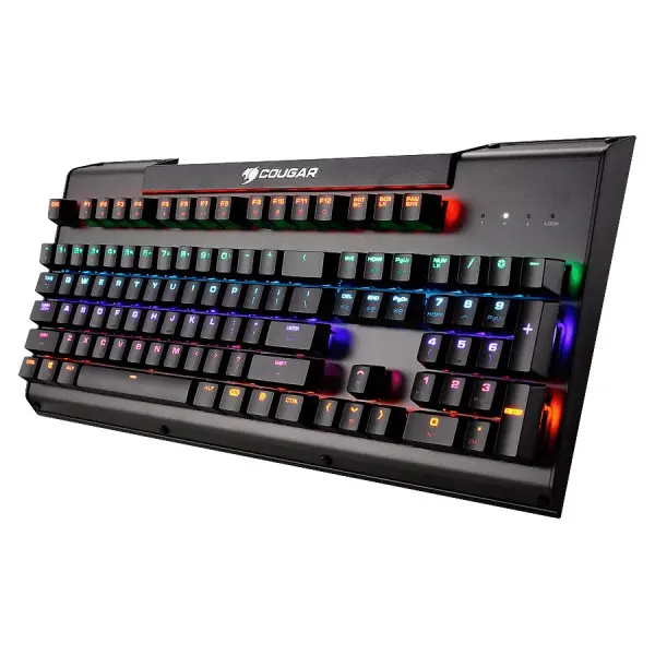 COUGAR Ultimus TTC Red Switch RGB Mechanical Gaming Keyboard, N-key rollover RGB, 16.8 million colors, Full Key Backlight (Multi-colors), P