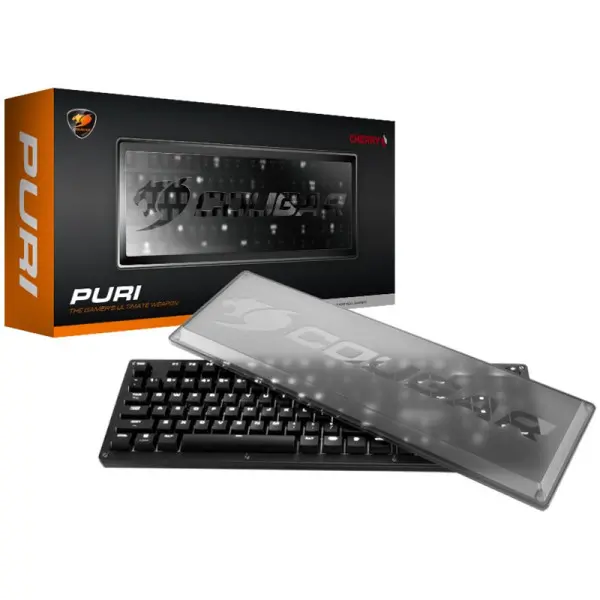 COUGAR PURI Red Switches Cherry MX Mechanical Gaming Keyboard,N-key rollover(USB mode support),Key Backlight White LED,1000Hz1ms Polling ra