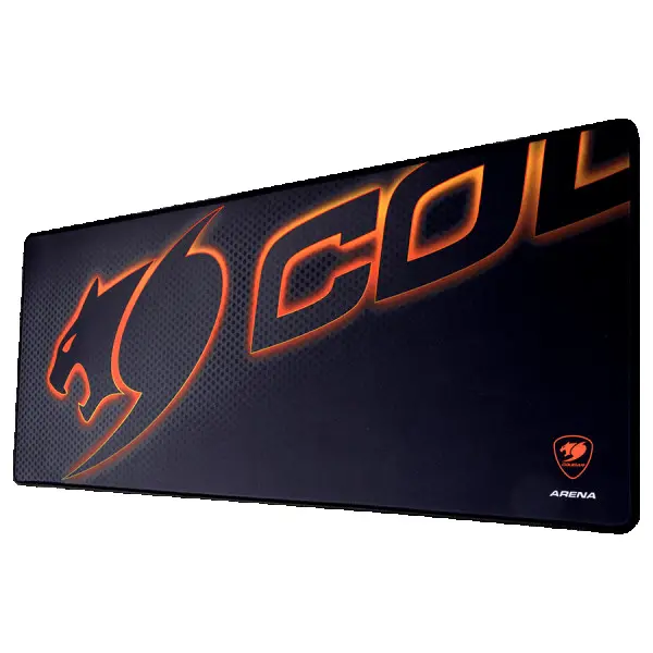 COUGAR ARENA Black Gaming Mouse Pad, Width (mminch) 80031.49, Length(mminch) 30011.81,Thickness (mminch) 50.19,Surface Material - Cloth, Ba